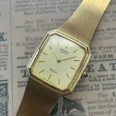 90s Vintage Seiko Dolce タンク スクエア 稼働品のサムネイル