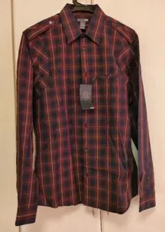 H&M スリムフィット チェックシャツ