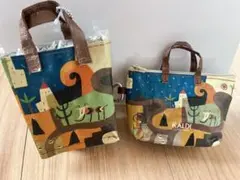 オンライン・店頭完売品　2025 カルディ　KALDI 伝説柄ミニミニバッグ2種