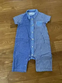 SHIPS　ロンパース　チェック柄　70cm