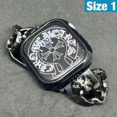 Apple Watch クロス メタルバンド ブラック S1　リンクブレスレット