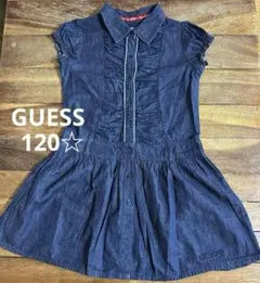 guess 120 ワンピース ノースリーブ ゲス デニムのサムネイル