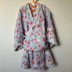 HELLO KITTY 甚平 130サイズ 花柄