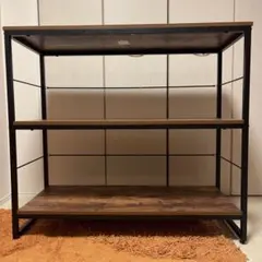 ニトリ】オープンシェルフ Nステイン 5段 棚 木目 ウッド - メルカリ