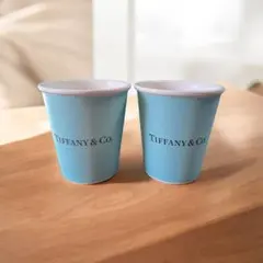 【新品】Tiffany & Co. ティファニーボーンチャイナペーパーカップペア