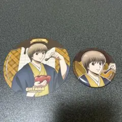 銀魂 吉原大炎上 アニメイトカフェ 缶バッジ 特典 コースター 沖田総悟