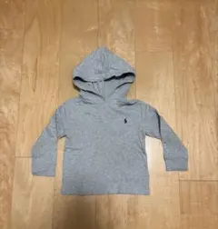ポロ・ラルフローレン フード付きTシャツ グレー