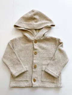 ZARA ザラ⭐︎フードつきカーディガン / パーカー　74 美品