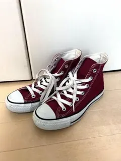 converse スニーカー　ワインレッド　23cm