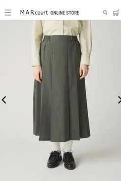 ミディウミ　プリーツスカート