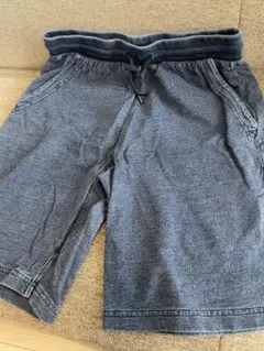 グレーショートパンツ ウエストゴム付き