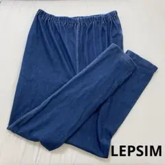 デニム風ウエストゴムパンツ　レプシィム　マタニティ　産前産後　LEPSIM