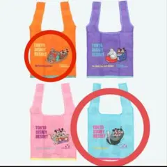 《まろ様専用》東京ディズニーリゾート カプセルトイ エコバッグ 水色、オレンジ