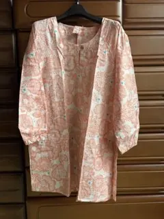 HOUSE WEAR STUDIO 花柄ロング割烹着 新品未使用