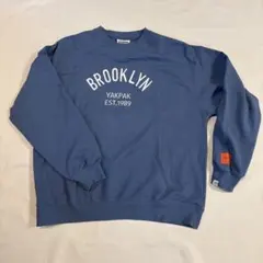 スウェット　トレーナー　水色