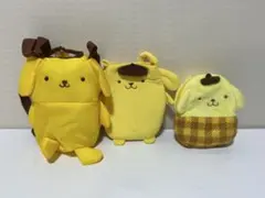 ポムポムプリン ポーチ3個セット