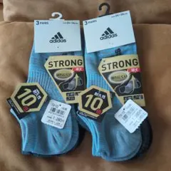 新品未使用)アディダス！スニーカーソックス6足！24-26cm！定価2816円