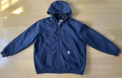 Carhartt ジップアップパーカー ネイビー size xl
