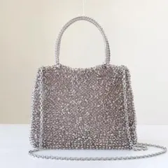 美品✨アンテプリマ スクエア ミディアム シルバー チェーン 未使用級 アンテプリマ ミニアトゥーラ シルバー チェーン スクエア