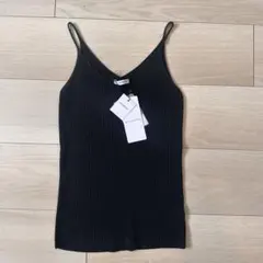 S2356新品 F ブラック JULIA BOUTIQUE キャミソール ニットのサムネイル