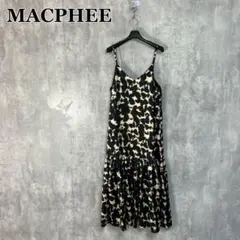 MACPHEE ブルリープリント ティアードキャミソールワンピース 36のサムネイル