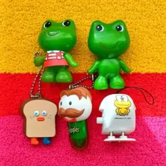 平成レトロ　キーホルダー　まとめ売り　ソフビ　ど根性ガエル　ケロちゃん