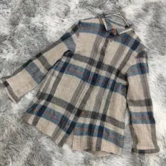 ​ジャンニロジュディチェ ウール100% チェック柄シャツ 36 イトキンのサムネイル