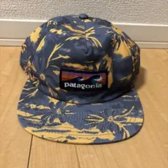 Patagonia パタゴニア キャップ 総柄 ブルー×イエロー 帽子のサムネイル