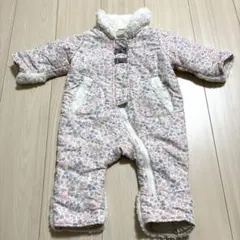 【値下げ中】プティマイン アウター カバーオール ジャンプスーツ 花柄 70