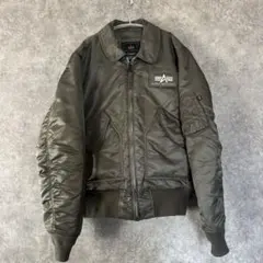 アルファインダストリーズ　CWU-45P フライトジャケット　L　ボンバー　短丈