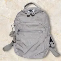 美品】キプリング SEOUL S リュック KI408289L グレージュ - メルカリ