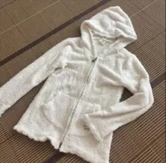 ジェラートピケ もこもこパーカー 白 M ルームウェア gelato pique