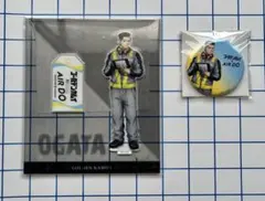ゴールデンカムイ AIR DO コラボ アクリルスタンド 缶バッジ　尾形