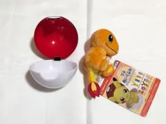 ポケモン　プチぬいぐるみINモンスターボールケース　ヒトカゲ