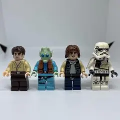 ●レゴ互換●スターウォーズ ミニフィグ ハンソロ ストームトルーパー グリード