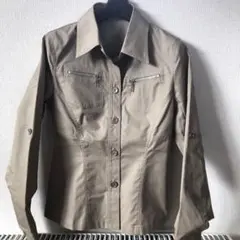 JAYRO ジャイロ　ベージュ ボタン付シャツ　ジャケットのサムネイル