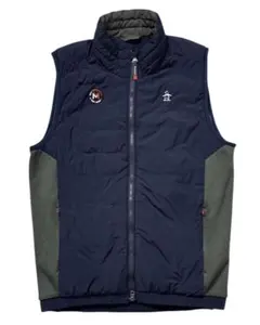 Munsingwear マンシングウェア ロゴペンギンプリント 中綿 ベスト
