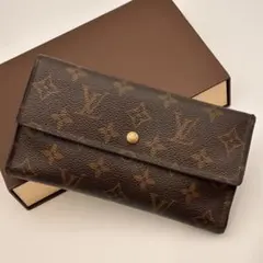 【鑑定済み】ルイヴィトン✨モノグラム✨長財布✨インターナショナル✨三つ折り財布