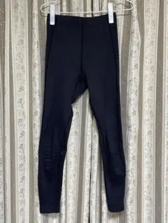 スリムウォーク 着圧レギンス スキニー ルームウェア ブラック M