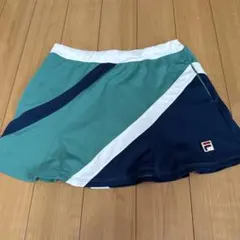 FILA テニス スコート グリーン ネイビー　テニススコートMサイズのサムネイル
