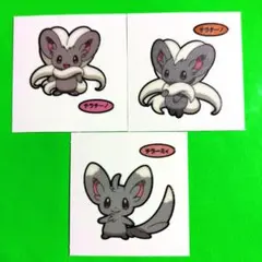 ポケモンパンシール　デコキャラシール　チラーミィ　チラチーノ