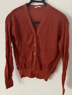 GU Vネック カーディガン 薄手