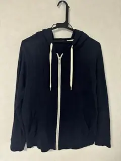 BURBERRY BLACK LABEL ジップアップパーカー ネイビー