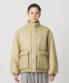 ナイロンパデッド スタンドカラーブルゾン