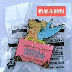お*み様 2026年特別版のティンカーベルピンバッジ　ディズニーリゾート