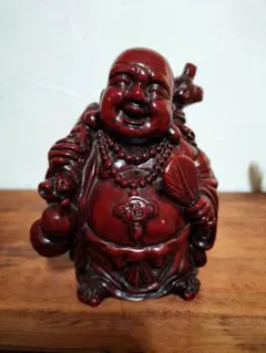 布袋像 天然砂岩彫刻 七福神 布袋様