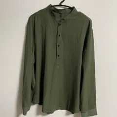 Manfinity Homme 男性 ハーフボタン シャツ