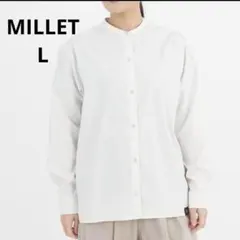 MILLET インセクト バリヤー チェック スタンドシャツロングスリーブ　登山のサムネイル