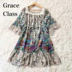 d*9様 【Grace Class】ワンピースチュニック シルク100% スクエのサムネイル