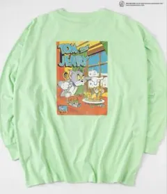 TOM&JERRY ロンT 古着　M トムとジェリー